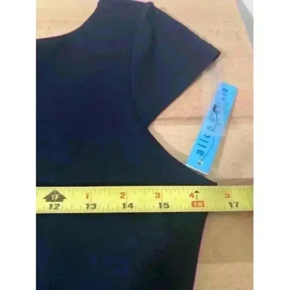 Alice + Olivia Backless Cap Sleeve Bodycon Navy Dress - Picture 9 of 12